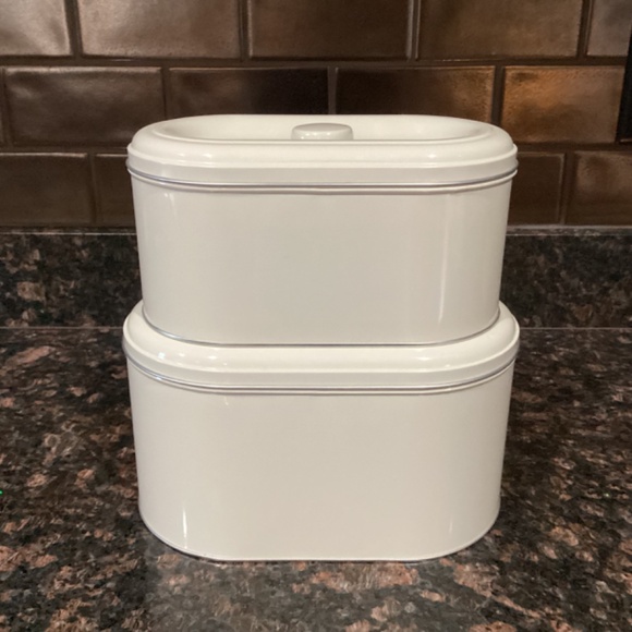 IKEA Beige Kitchen Canisters - Set of 2 - Picture 7 of 10
